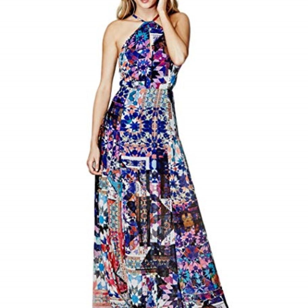 Marciano Kaleidoscope Maxi Dress